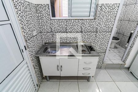 Studio - Quarto e Cozinha de kitnet/studio para alugar com 1 quarto, 15m² em Vila Sao Luis, São Paulo
