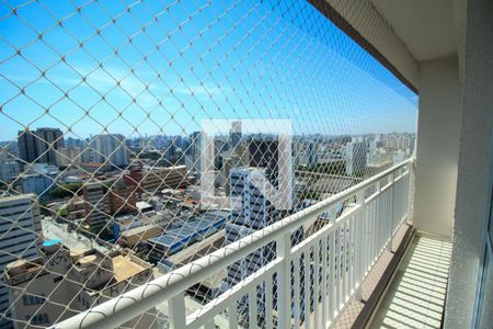 Varanda da Sala de apartamento para alugar com 1 quarto, 33m² em Brás, São Paulo