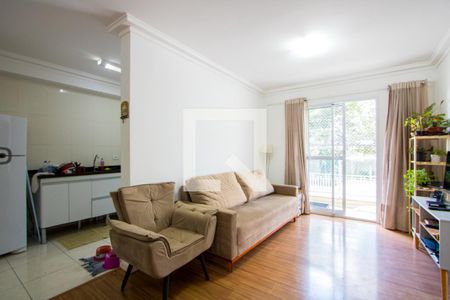 Sala de apartamento à venda com 2 quartos, 66m² em Parque Itrapoã, Santo André