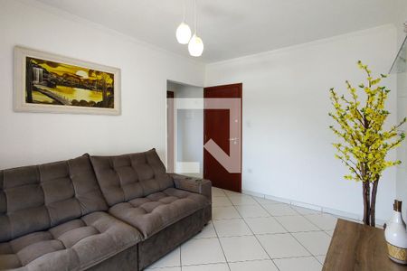 Sala de apartamento para alugar com 1 quarto, 70m² em Canto do Forte, Praia Grande