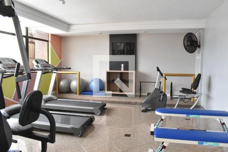 Área comum - Academia de kitnet/studio para alugar com 1 quarto, 36m² em Alto da Xv, Curitiba