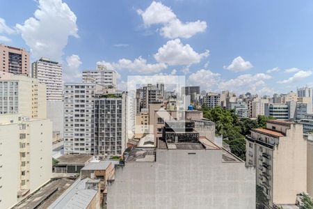 Vista de kitnet/studio para alugar com 1 quarto, 28m² em Vila Buarque, São Paulo