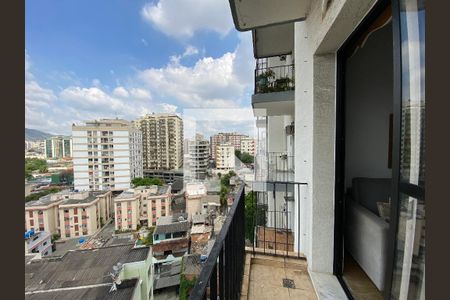 Sacada  da Sala de apartamento à venda com 2 quartos, 53m² em Todos Os Santos, Rio de Janeiro