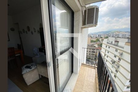 Sacada  da Sala de apartamento à venda com 2 quartos, 53m² em Todos Os Santos, Rio de Janeiro