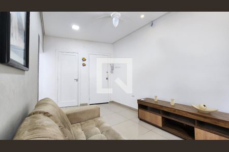 Sala de apartamento para alugar com 1 quarto, 50m² em José Menino, Santos
