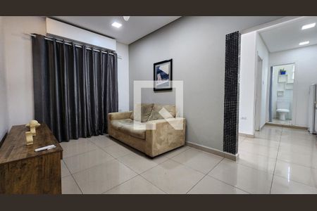Sala de apartamento para alugar com 1 quarto, 50m² em José Menino, Santos