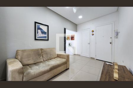 Sala de apartamento para alugar com 1 quarto, 50m² em José Menino, Santos