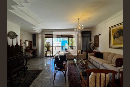 Sala de estar de apartamento à venda com 4 quartos, 190m² em Anchieta, Belo Horizonte