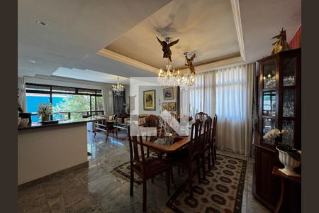 Sala de Jantar de apartamento à venda com 4 quartos, 190m² em Anchieta, Belo Horizonte