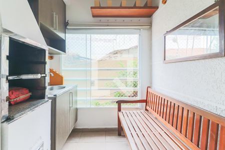 Sala Varanda Gourmet de apartamento para alugar com 2 quartos, 55m² em Jardim Irapua, Taboão da Serra
