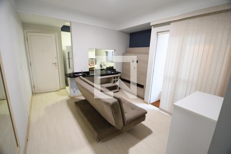 Sala de apartamento à venda com 1 quarto, 48m² em Bosque, Campinas