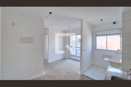 Sala/Cozinha/área de serviço de apartamento para alugar com 2 quartos, 38m² em Barra Funda, São Paulo