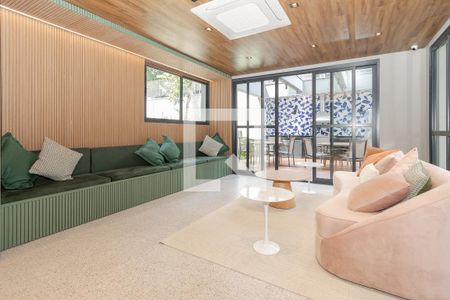 Área comum - Salão de festas de kitnet/studio para alugar com 1 quarto, 25m² em Campo Belo, São Paulo