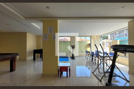 Salão de festas de apartamento à venda com 3 quartos, 80m² em Vila Humaita, Santo André
