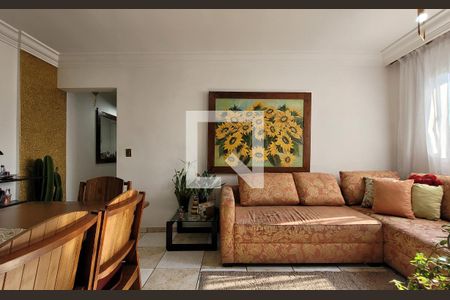 Sala de apartamento à venda com 3 quartos, 80m² em Vila Humaita, Santo André