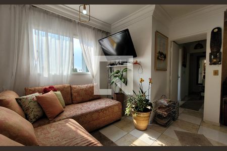 Sala de apartamento à venda com 3 quartos, 80m² em Vila Humaita, Santo André