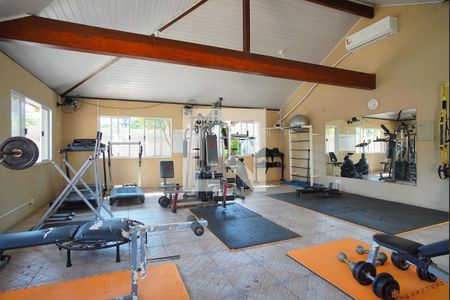Área comum - Academia de casa de condomínio à venda com 3 quartos, 87m² em Humaitá, Porto Alegre
