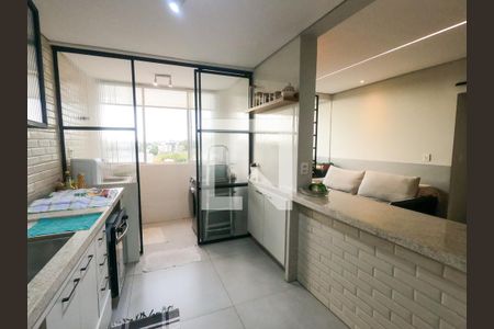 cozinha de apartamento à venda com 3 quartos, 81m² em Chácaras, Betim