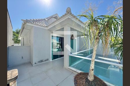 Suíte 1 Master - Varanda de casa de condomínio à venda com 4 quartos, 320m² em Barra da Tijuca, Rio de Janeiro
