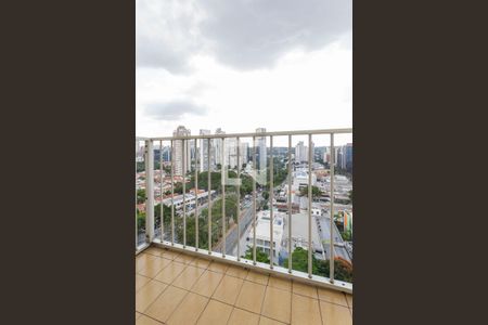 Varanda da Sala de apartamento para alugar com 1 quarto, 55m² em Vila Olímpia, São Paulo
