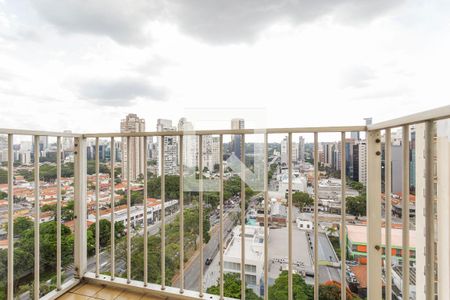 Varanda da Sala de apartamento para alugar com 1 quarto, 55m² em Vila Olímpia, São Paulo