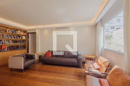 Sala de apartamento à venda com 3 quartos, 140m² em Jardim Paulistano, São Paulo