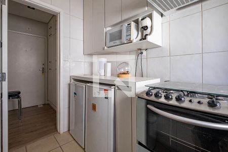 Cozinha de kitnet/studio à venda com 1 quarto, 35m² em Cerqueira César, São Paulo