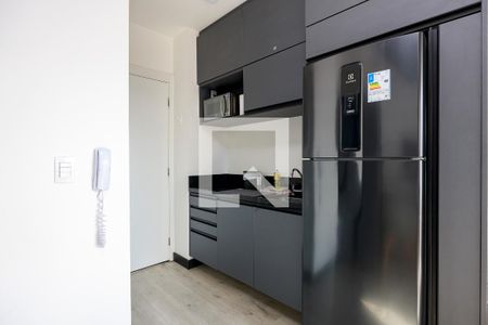 Cozinha de apartamento à venda com 1 quarto, 29m² em Jardim das Acácias, São Paulo