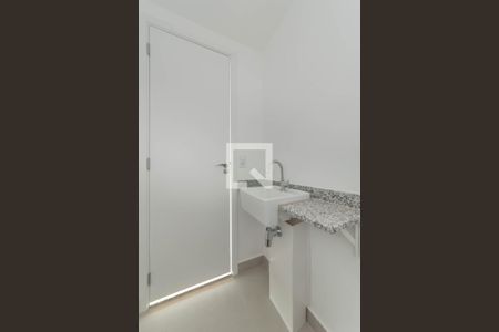 Lavabo de apartamento à venda com 1 quarto, 38m² em Brooklin, São Paulo
