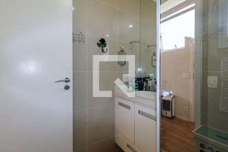Banheiro da Suíte 1 de apartamento à venda com 3 quartos, 113m² em Santo Antônio, São Caetano do Sul