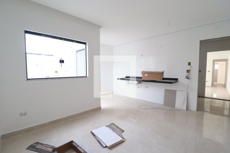 Sala de apartamento à venda com 2 quartos, 50m² em Jardim Bela Vista, Santo André