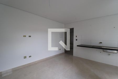Sala de apartamento à venda com 2 quartos, 50m² em Jardim Bela Vista, Santo André