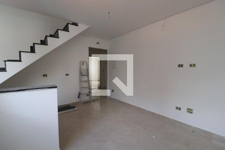 Sala de apartamento à venda com 3 quartos, 100m² em Jardim Bela Vista, Santo André