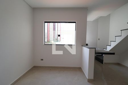 Sala de apartamento à venda com 3 quartos, 100m² em Jardim Bela Vista, Santo André