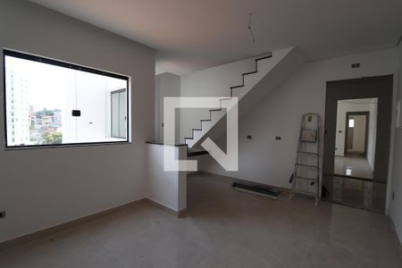 Sala de apartamento à venda com 3 quartos, 100m² em Jardim Bela Vista, Santo André