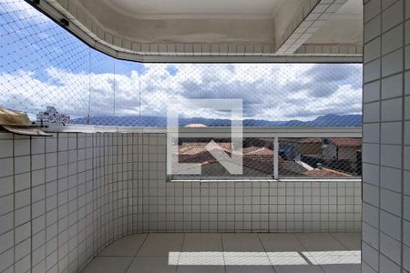 Sacada  de apartamento para alugar com 1 quarto, 69m² em Nova Mirim, Praia Grande