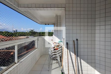 Sacada de apartamento para alugar com 1 quarto, 69m² em Nova Mirim, Praia Grande