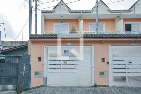Fachada de casa à venda com 3 quartos, 98m² em Jardim Sabara, São Paulo