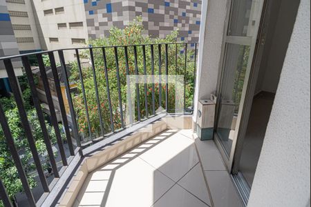 Varanda da Sala/Quarto de apartamento para alugar com 1 quarto, 38m² em Bela Vista, São Paulo