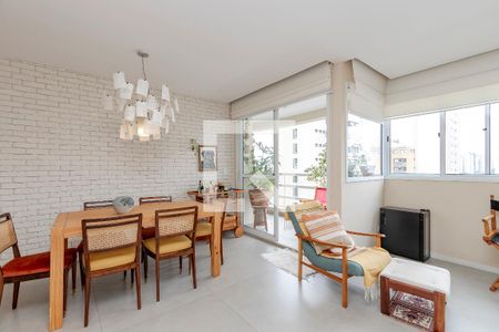 Sala de apartamento à venda com 2 quartos, 82m² em Brooklin, São Paulo