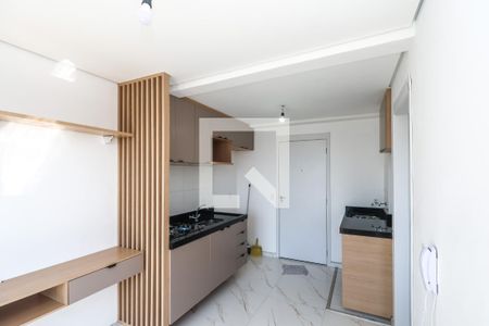 Sala e Cozinha de kitnet/studio para alugar com 1 quarto, 29m² em Sacoma, São Paulo