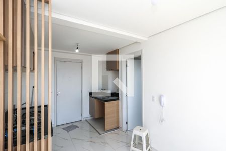 Sala e Cozinha de kitnet/studio para alugar com 1 quarto, 29m² em Sacoma, São Paulo