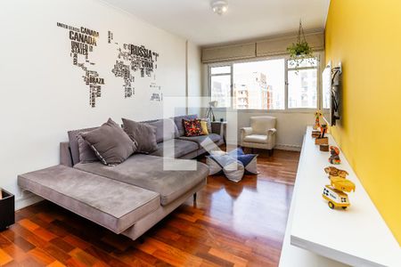 Sala de apartamento à venda com 3 quartos, 136m² em Perdizes, São Paulo