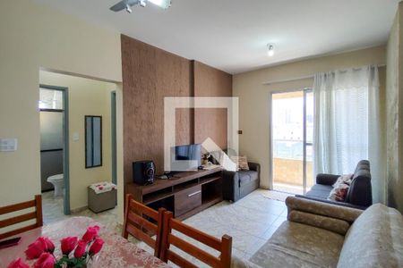 Sala de apartamento para alugar com 2 quartos, 94m² em Nova Mirim, Praia Grande