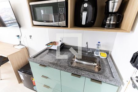 Cozinha de apartamento à venda com 1 quarto, 18m² em Vila Moraes, São Paulo