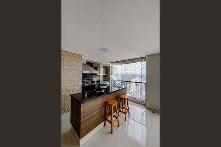 Varanda da Sala de apartamento à venda com 4 quartos, 210m² em Vila Prudente, São Paulo