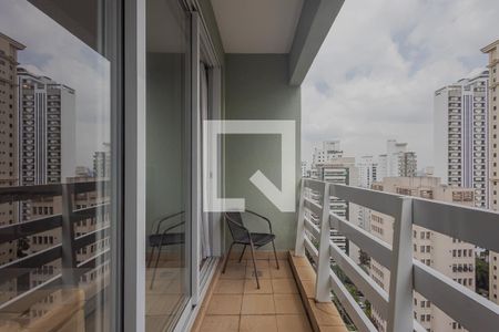 Varanda da Sala de apartamento à venda com 2 quartos, 115m² em Jardim Paulista, São Paulo