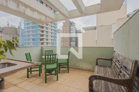 Varanda da Sala de apartamento à venda com 2 quartos, 115m² em Jardim Paulista, São Paulo