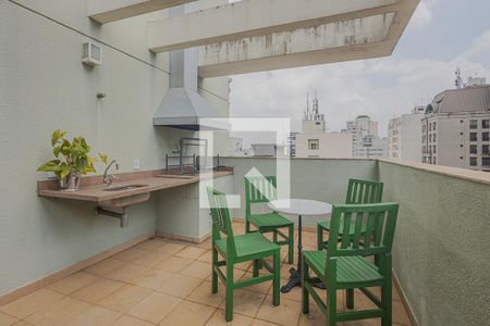 Varanda da Sala de apartamento à venda com 2 quartos, 115m² em Jardim Paulista, São Paulo