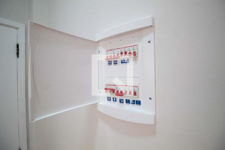 Sala - painel de luz de apartamento para alugar com 1 quarto, 47m² em Humaitá, Rio de Janeiro